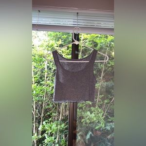 Aeropostale Grey Tank Top Cropped